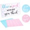 Gender Reveal Party Sticker Prediction Game, Team Boy, Team Girl (51 Pieces)